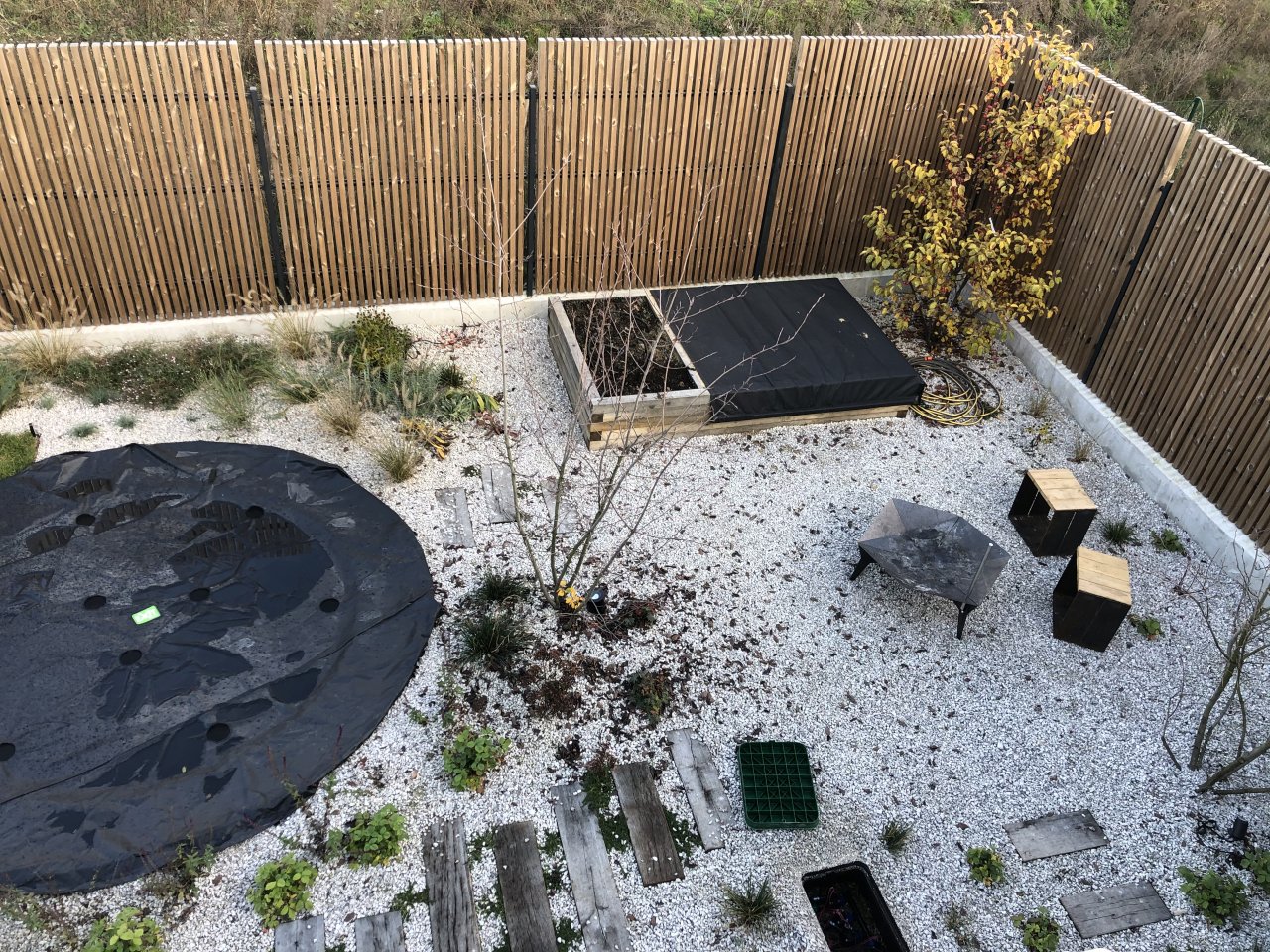 Zahrada po dokončení