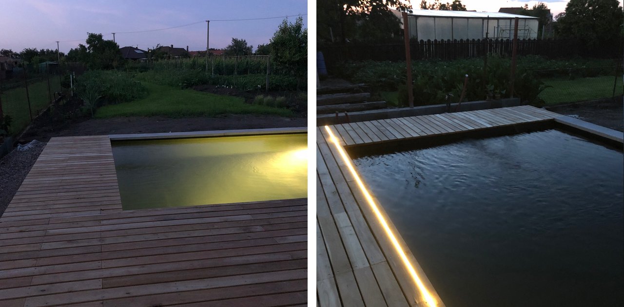 Osvětlení vodního prvku