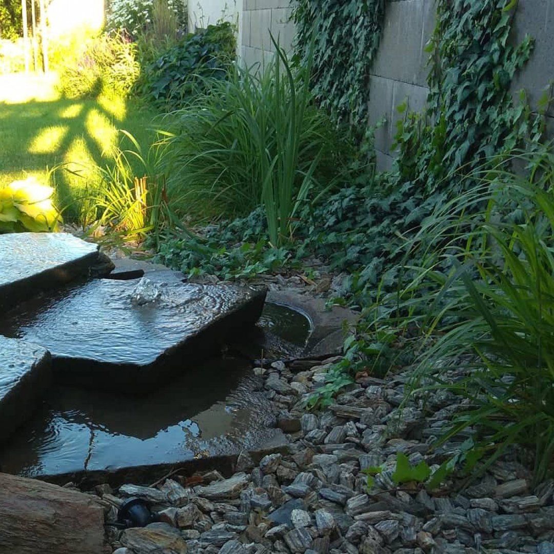 Zahrada hrající vody